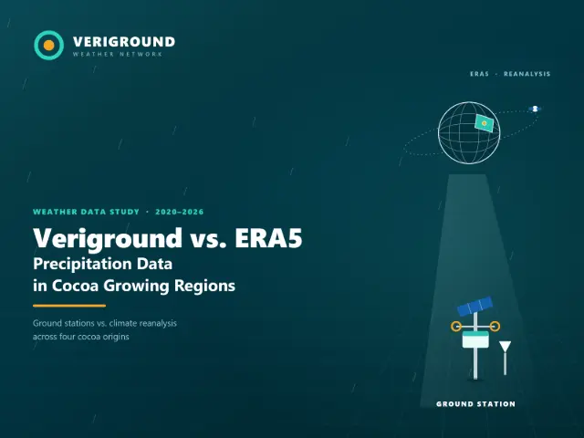 Veriground™ vs. ERA5 Precipitation Data in Cocoa Growing Regions: Comparisons, Contrasts, and Conclusions