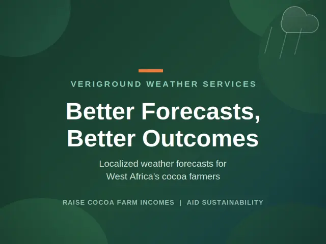 Veriground Proposal to the Cocoa-using Industry