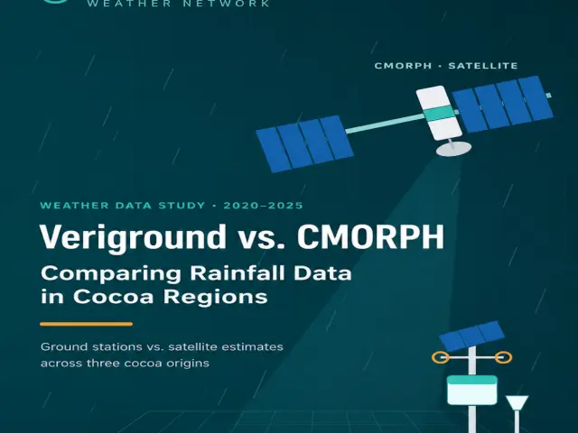 Veriground vs. CMORPH: Comparing Rainfall Data in Cocoa Regions